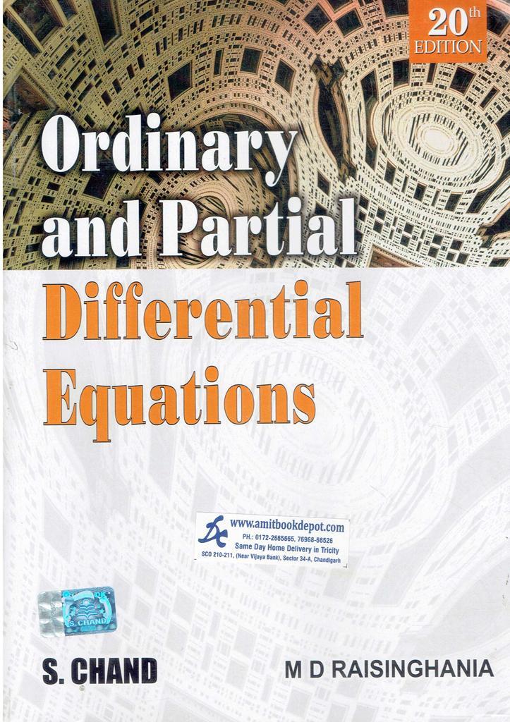 Ordinary and Partial Differential Equations 20th Edition