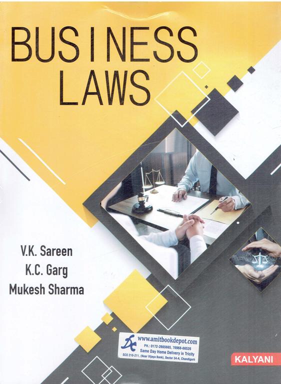 Business Laws BCOM 2nd Semester PU Chandigarh