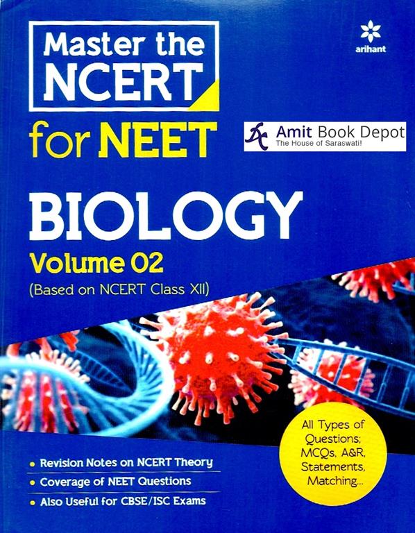 Arihant Master The NCERT for NEET Biology Vol 2 Class 12th