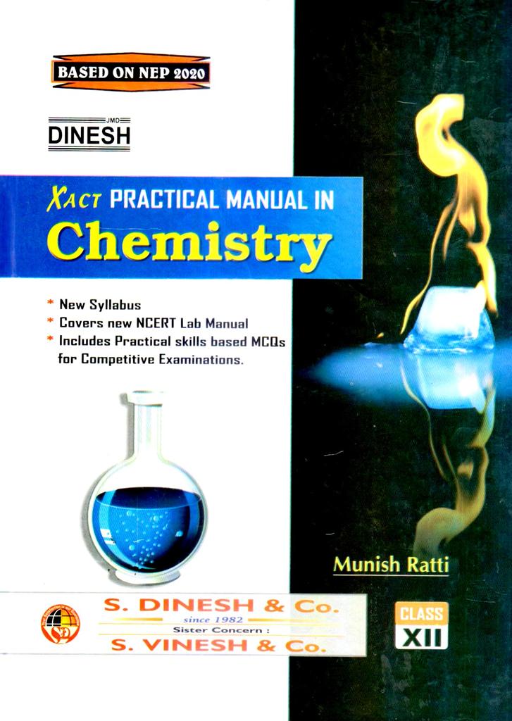 Vinesh Eact Practical Manual in Chemistry 12th