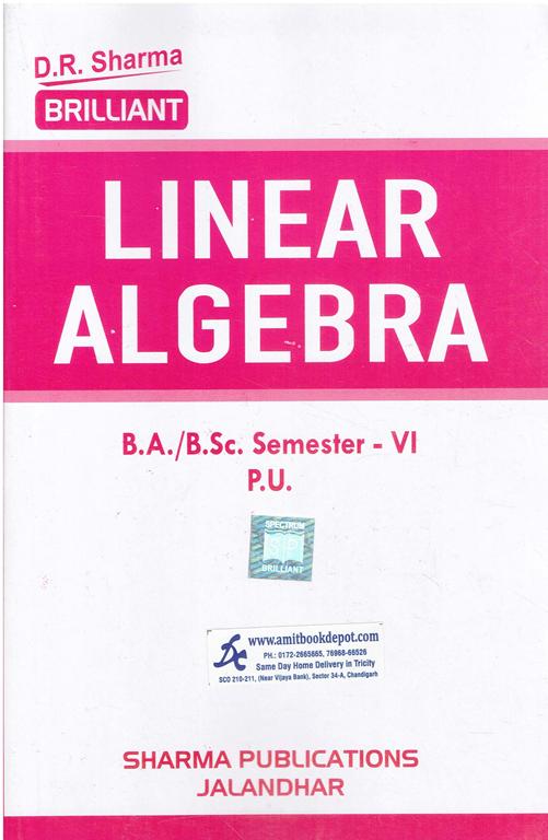 Brilliant Linear Algebra BA and BSc 6th Semester PU Chandigarh