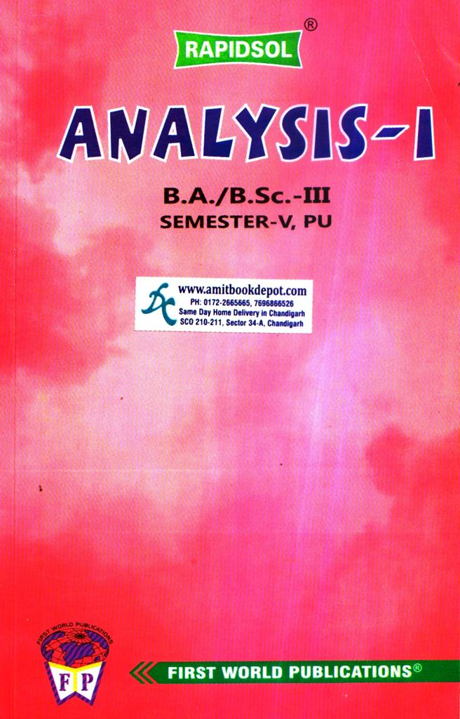 Rapidsol Analysis 1 for BA and BSc 5th Semester PU