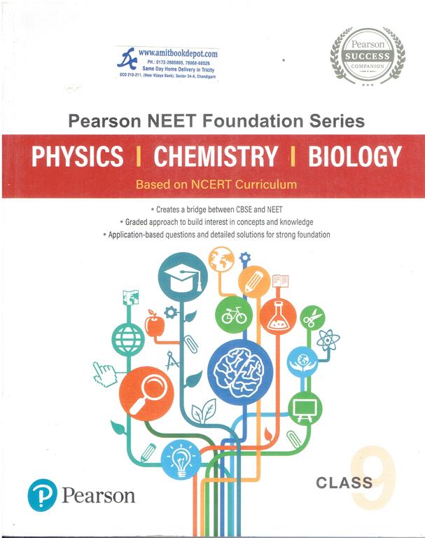 Pearson NEET Foundation Series (Pysics | Chemistry | Biology) for Class 9th