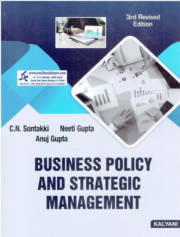 Kalyani Business Policy and Strategic Mangement MCom 2nd Semester PU Chandigarh