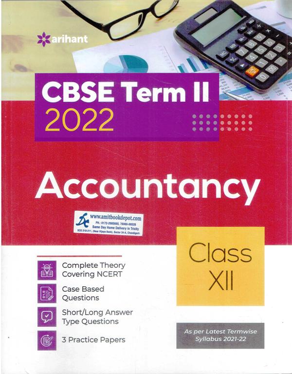 Arihant CBSE Term 2 2022 Accountancy Sample Papers for Class 12th