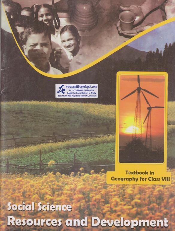 NCERT Social Science Resources And Development Textbook In Geography For Class 8th (NEW)