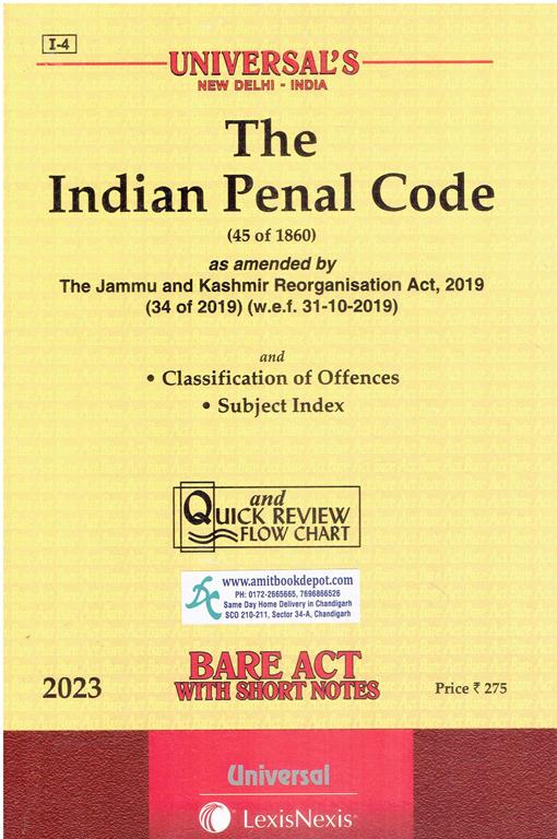 Universal Bare Act The Indian Penal Code