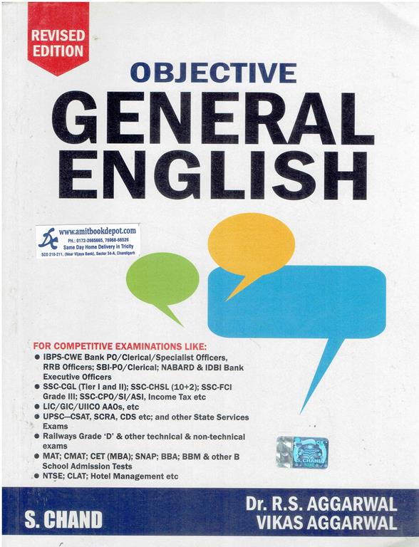 Objective General English With Latest Questions and their Solutions