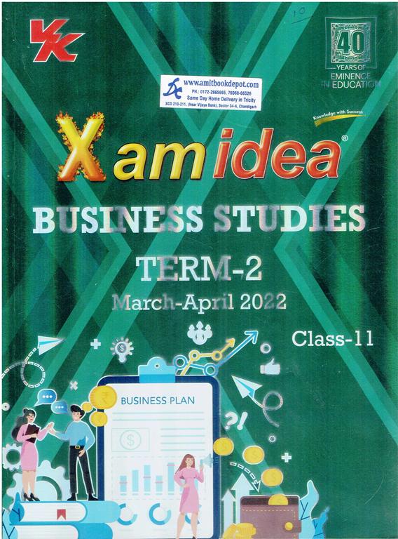 Xam Idea Business Studies Term 2 Sample Papers for Class 11th