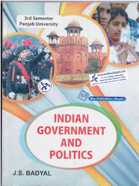 Indian Government And Politics BA 3rd Semester Pu ( Punjabi Medium) ( OLD )