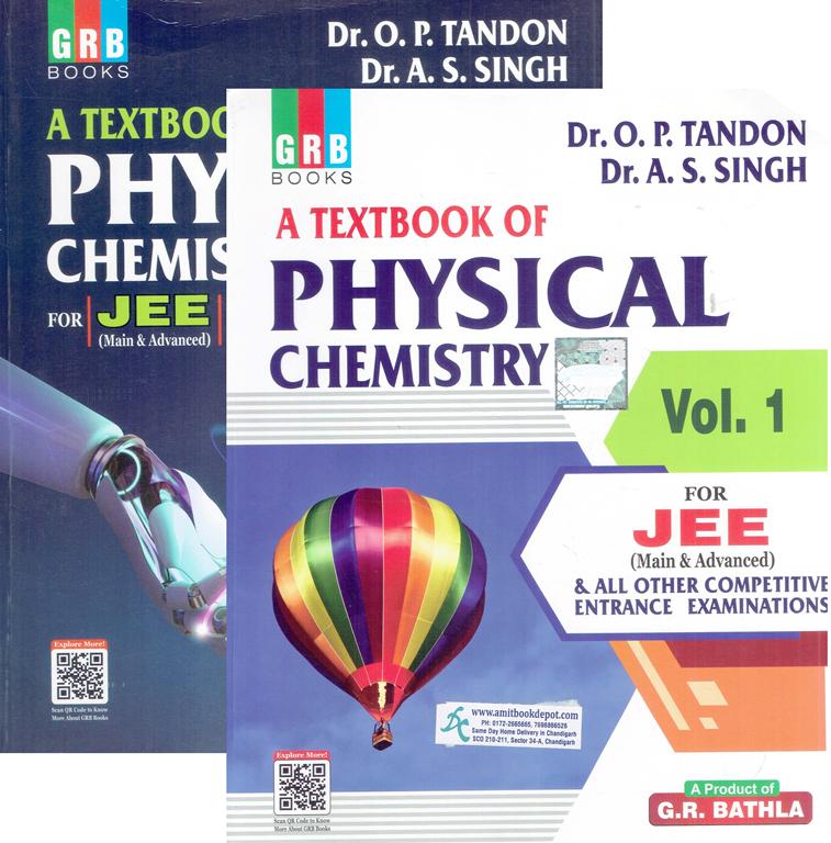 GRB A Textbook of Physical Chemistry Programme for JEE Main and Advanced (Set of Two Vol)