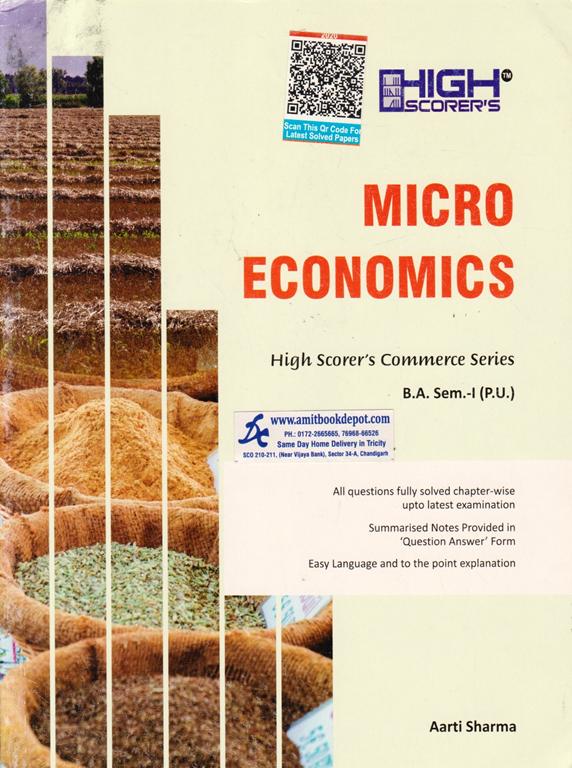 High Scorer Micro Economics for BA 1st Sem PU