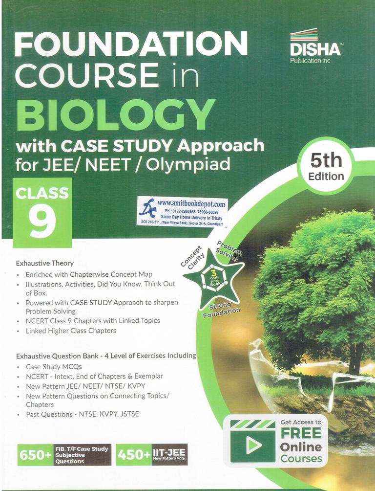 Disha Foundation Course in Biology for NEET and Olympiad Class 9th