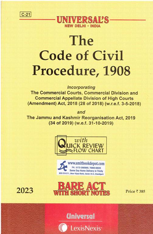 Universal Bare Act The Code of Civil Procedure 1908