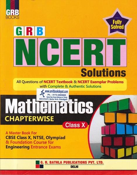 NCERT Solutions Mathematics Chapterwise Class 10th