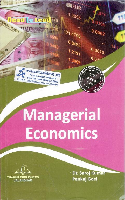 Thakur Managerial Economics BBA/BCOM 1st Sem PTU (NEW)