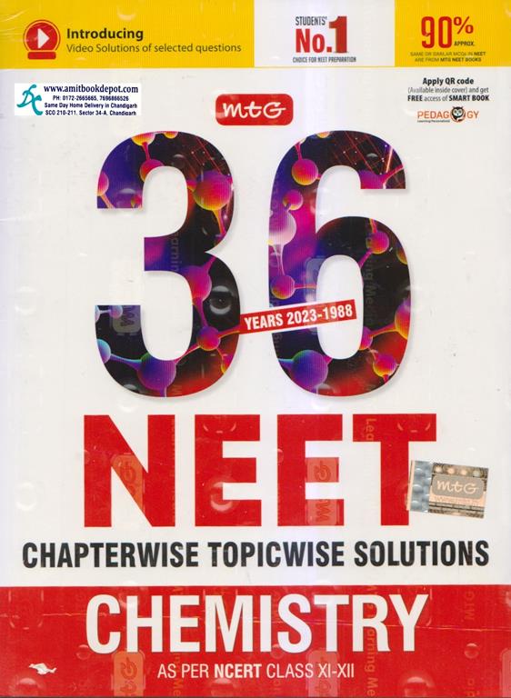 MTG 36 Years Chemistry NEET Chapterwise Topicwise Solutions