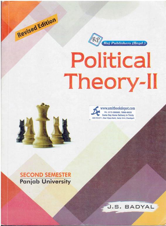 Political Theory 2 BA 2nd Sem PU (Punjabi Medium)