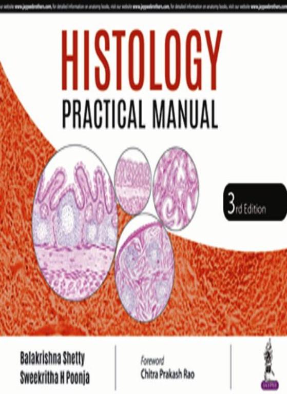 Histology Practical Manual 3rd Edition (NEW)