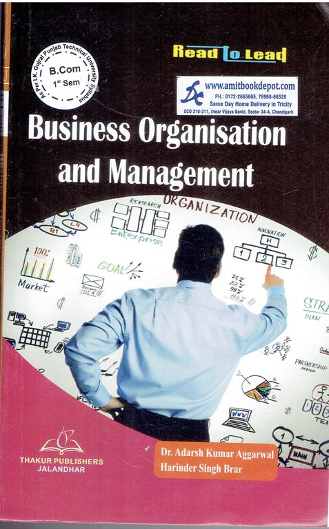 Thakur Business Organisation and Management BCOM 1st Sem PTU