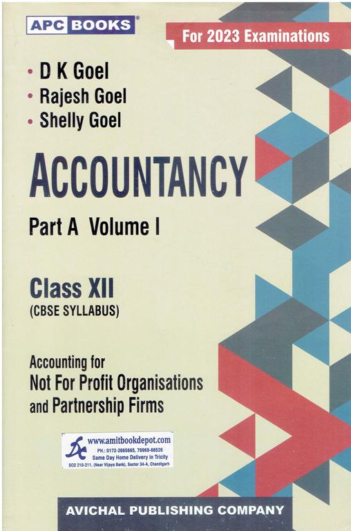 APC Accountancy Class 12th Part A Volume 1