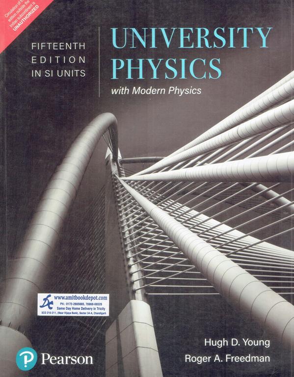 Pearson University Physics with Modern Physics 15th Edition