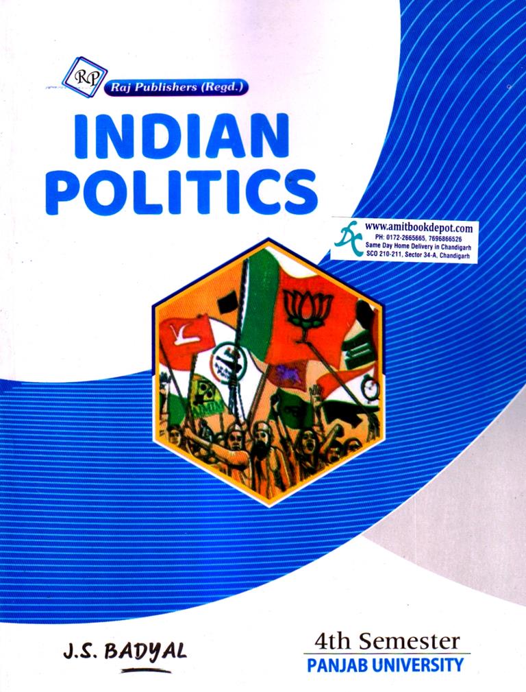 Raj Indian Politics for BA 4th Sem PU (English Medium)