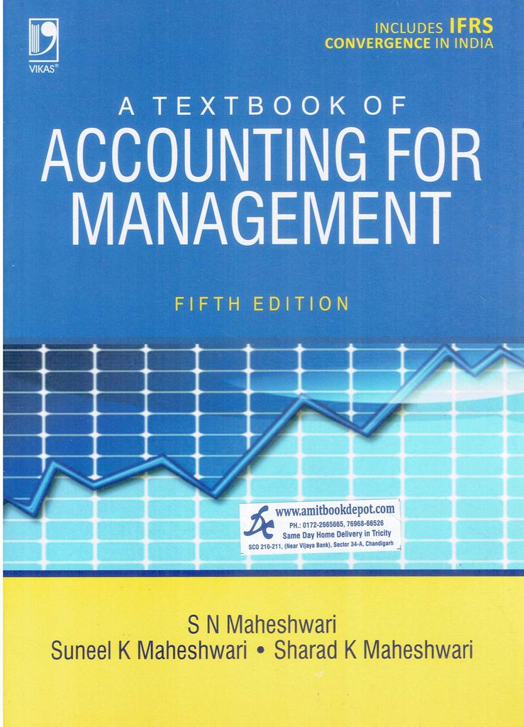 A Text Book Of Accounting For Management	4th Edition