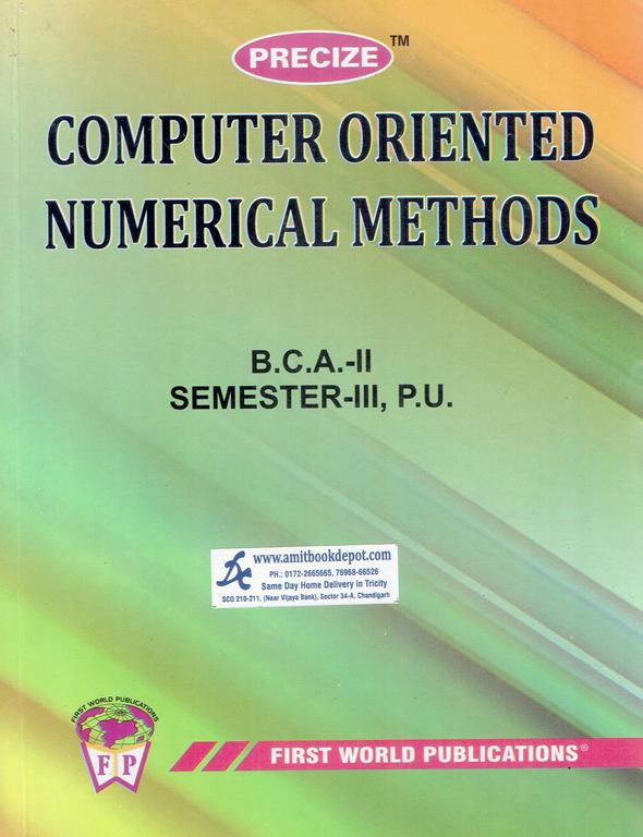 Precize Computer Oriented Numerical Methods  for BCA 3rd Semester PU