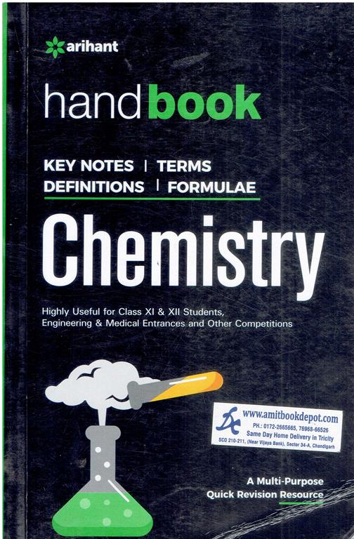 Handbook Chemistry Key Notes | Terms | Definitions | Formulae (NEW)