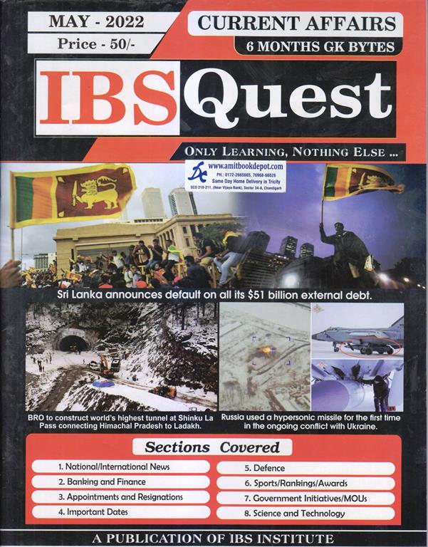 Magazine IBS Quest Monthly Magazine May 2022 (6 Months GK Bytes) (English Edition)