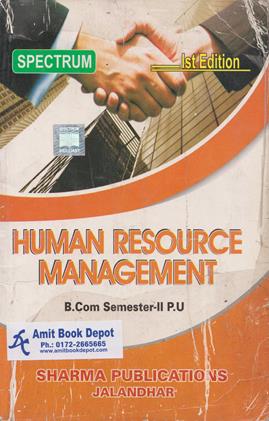 Spectrum Human Resource Management BCom 2nd Sem PU (OLD)