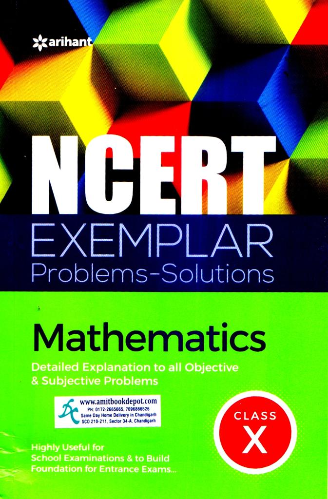 Arihant NCERT Exemplar Problems Solutions Mathematics Class  10th