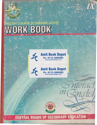 Work Book A Textbook For English Communicative Class 9th (OLD)