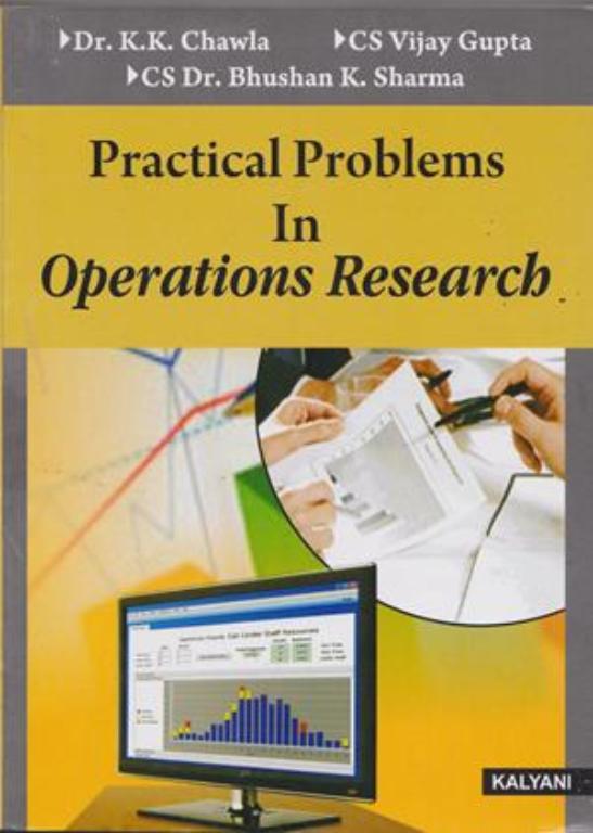 Practical Problems in Operations Research BBA 3rd Semester PU Chandigarh