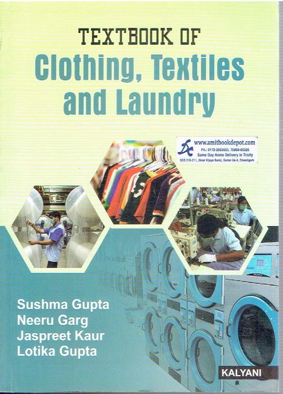 Textbook of Clothing Textiles and Laundry for BA 2nd Year (3rd Sem and 4th Sem) Home Science PU