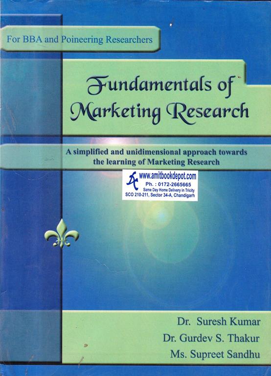 Fundamentals Of Marketing Research BBA (OLD)