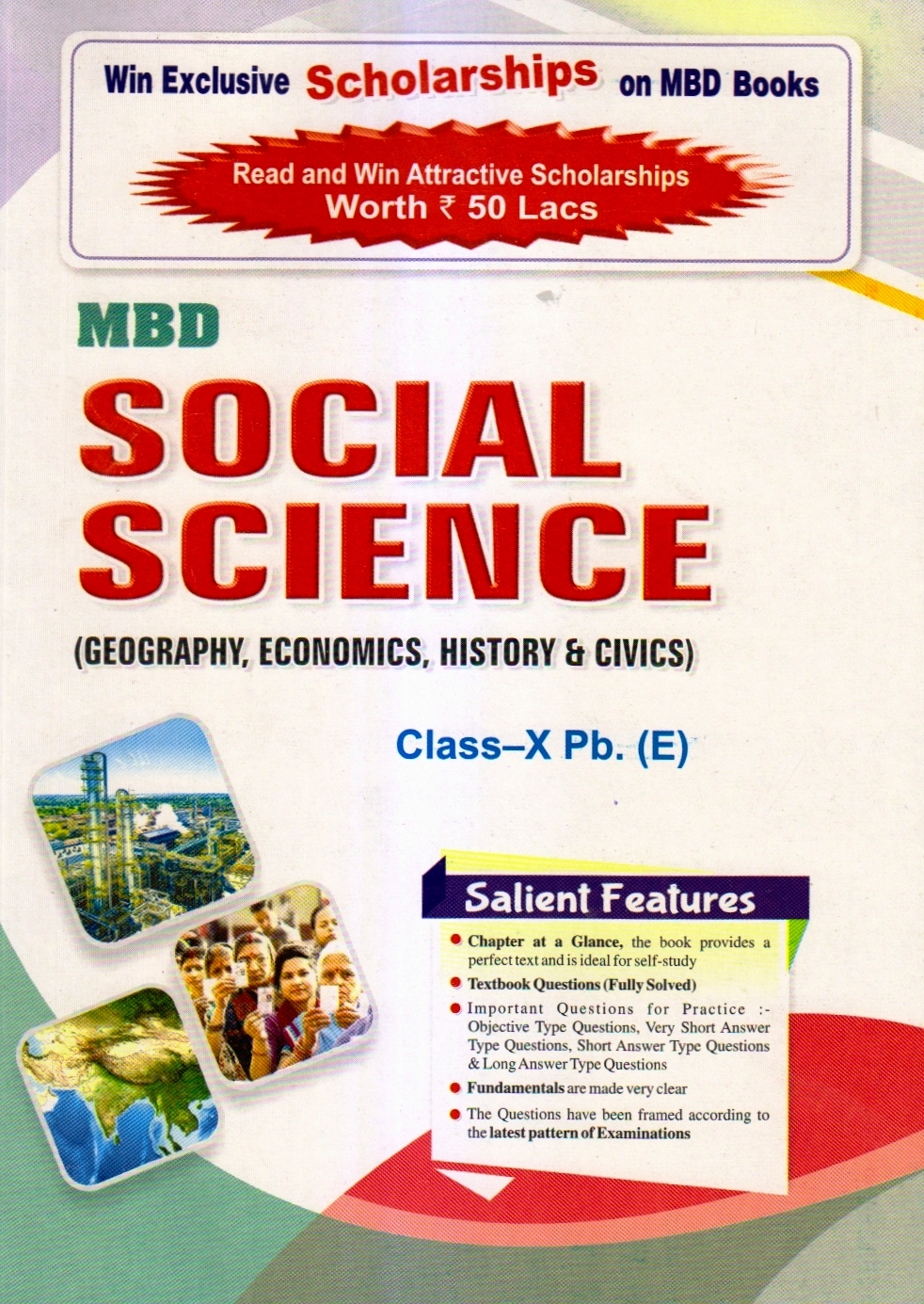 MDB Social Science (Geography,Economics,History and Civics) for Class 10th PB.(E)