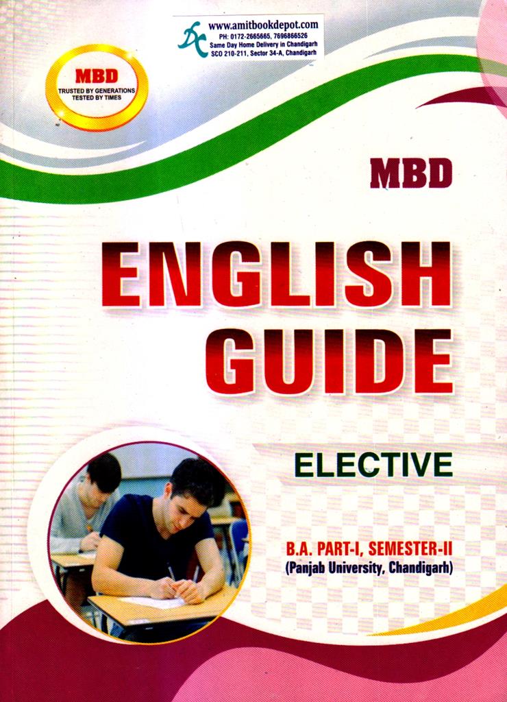 MBD English Guide Elective BA 2nd Sem PU