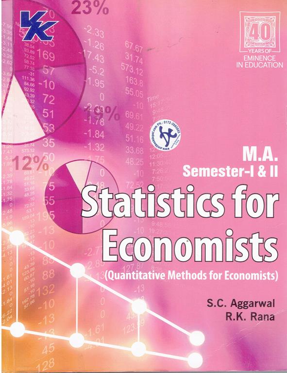 Statistics for Economists MA 1st and 2nd Sem PU