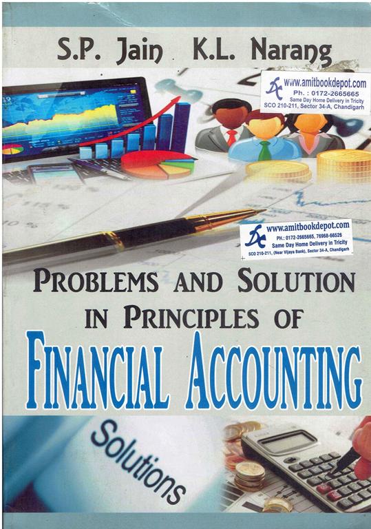 Problems and Solutions in Principles of Financial Accounting BCOM 1st Semester PU Chandigarh