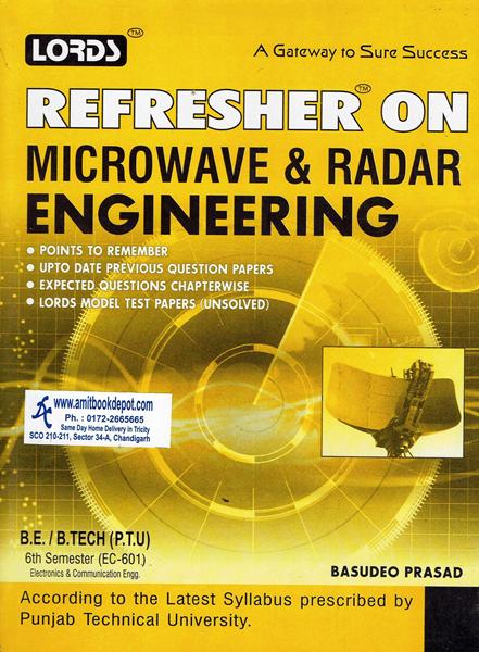 Lords Refresher on Microwave and Radar Engineering ECE 6th Sem PTU (OLD)