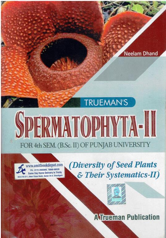 Trueman Spermatophyta 2 Paper A  BSc 4th Semester PU Chandigarh