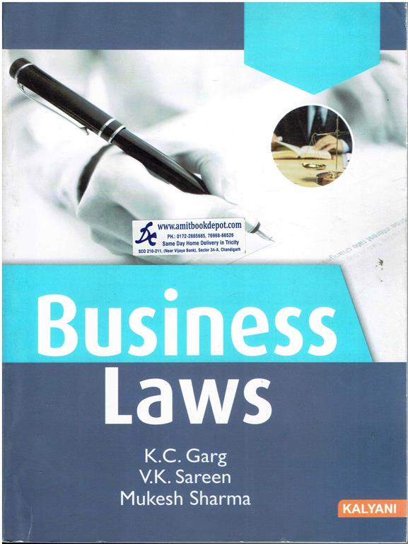 Business Laws BBA 2nd Semester PU Chandigarh