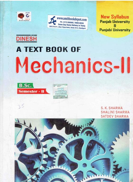 A Text Book of Mechanics 2 BSc 2nd Semester PU Chandigarh