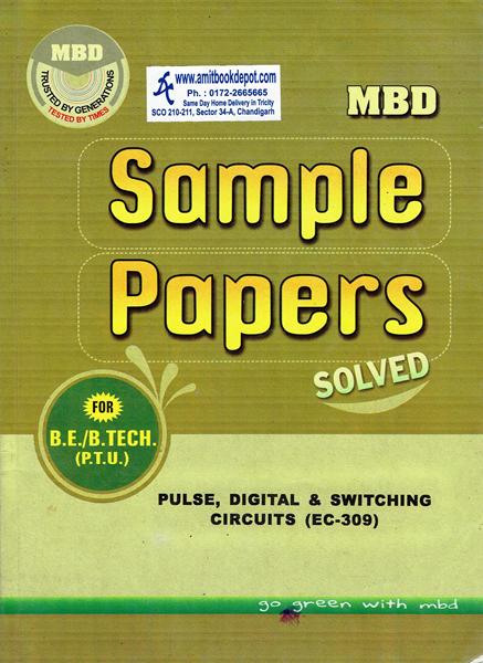 MBD Sample Paper Pulse Digital and Switching Circuits for BE BTech PTU