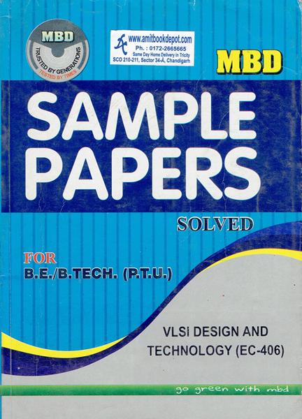 MBD Sample Paper VLSI Design and Technology for BTech 6th and 8th Sem PTU