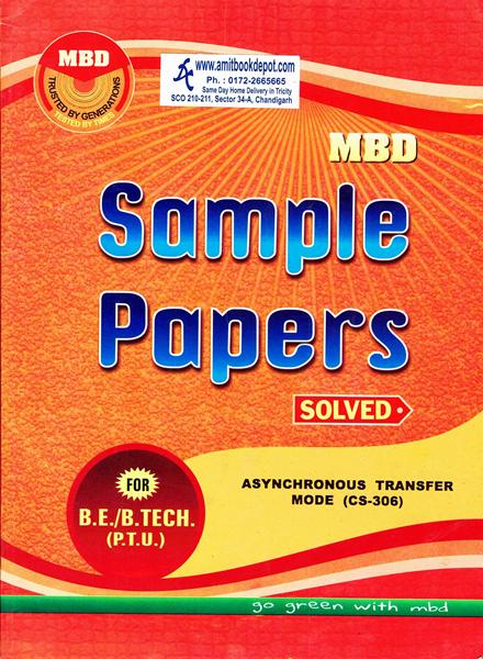 MBD Sample Paper Asynchronous Transfer Mode for BE and BTech 6th Sem PTU