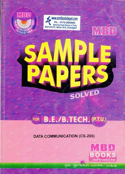 MBD Sample Paper Data Communication for BE and BTech PTU