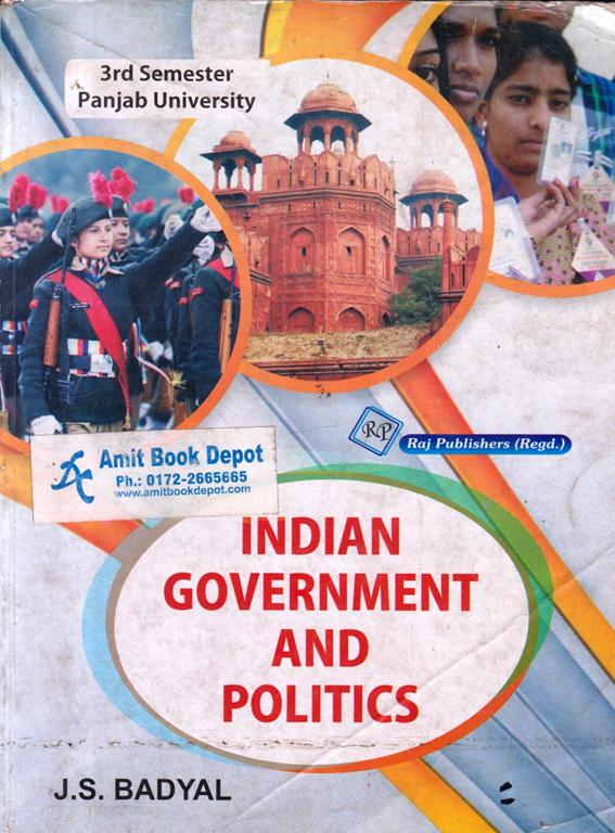 Indian Government and Politics BA 3rd Semester PU (Hindi Medium)